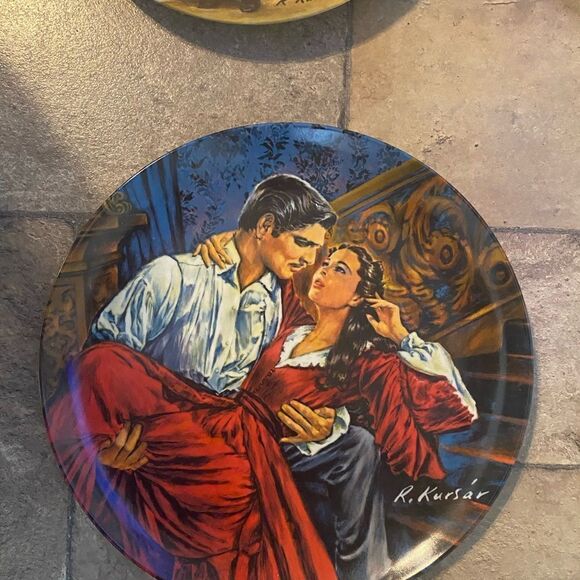 Lot of Vintage Gone With The Wind Collectors plates. - Picture 2 of 8